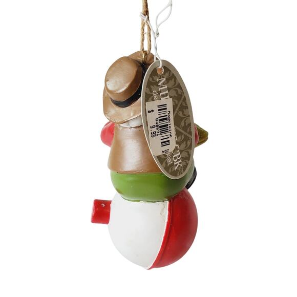 Midwest-CBK Christmas Ornament Santa Fishing Holiday NEW Hanging Christmas Tree - Picture 3 of 10